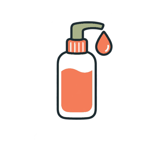 Doodle showing the supplied aftercare lotion